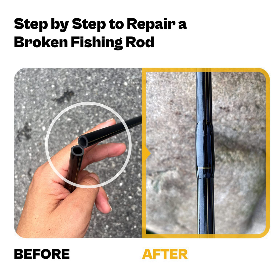 3Pcs Fishing Rod Repair Kit Ca - Freshwater Line recension och pris
