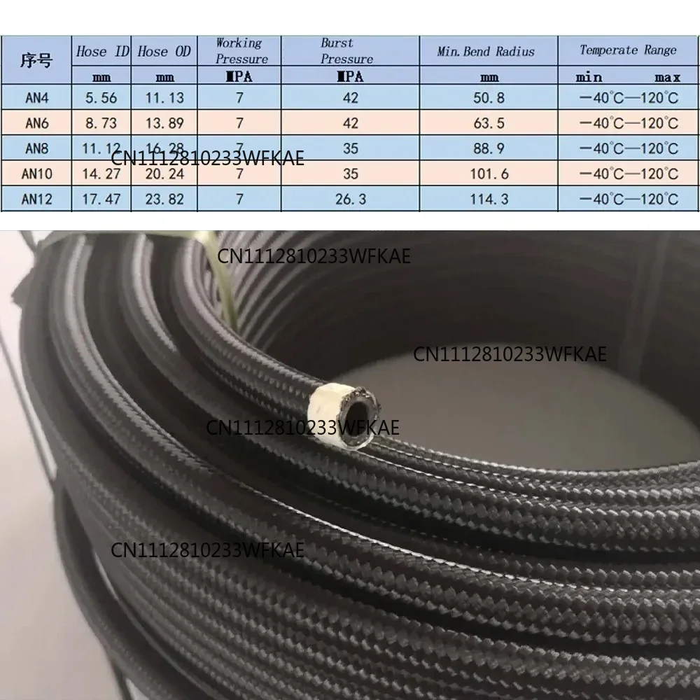 1M 3M 5M Fuel Hose Oil Gas Lin - Braided Line recension och pris