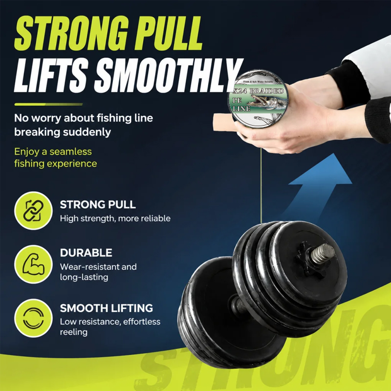 24 Strands PE Fishing Lines Br - Ice Fishing Line recension och pris