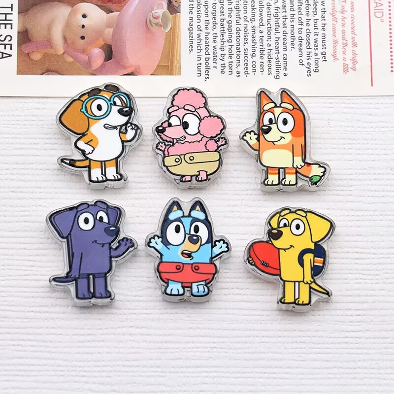 10PCS cartoon dog acrylic DIY  - Penn Reel Fierce recension och pris