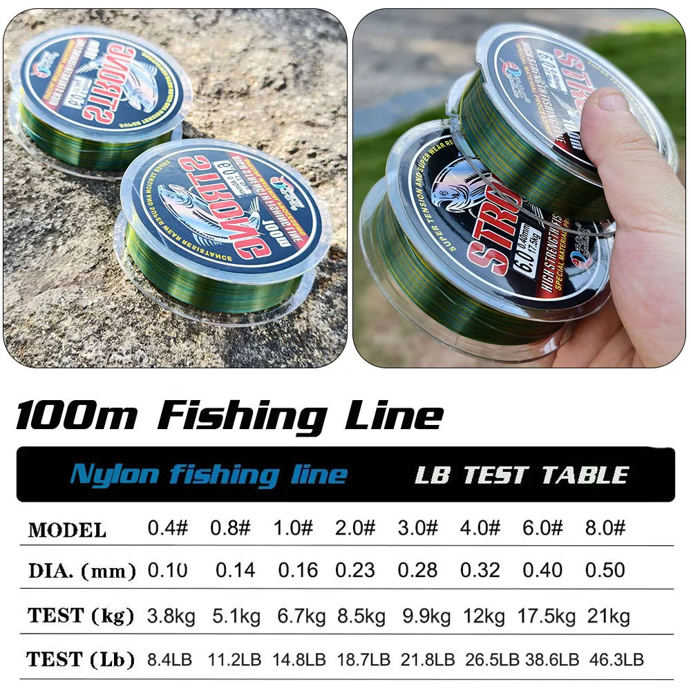 Limnoid100M Fluorocarbon Monof - Freshwater Line recension och pris
